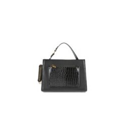 Bolsa Satchel con Monedero color Negro