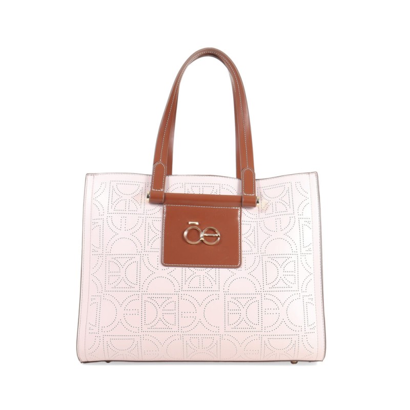 Bolsa Satchel Grande al corte color Rosa