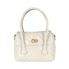 Bolsa Satchel Look Animal Skin color Camel