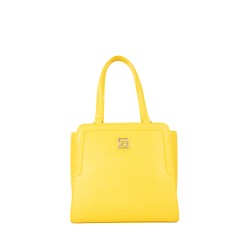 Bolsa Satchel Mediana Clásica color Amarillo
