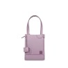 Bolsa Satchel Mini con Charm color Morado