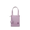 Bolsa Satchel Mini con Charm color Morado