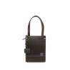 Bolsa Satchel Mini con Charm color Negro