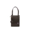 Bolsa Satchel Mini con Charm color Negro