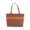 Bolsa Satchel Monograma estampado color Naranja