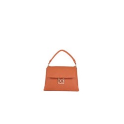 Bolsa Satchel Monograma Troquelado color Naranja