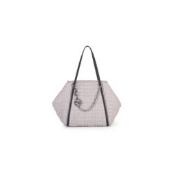 Bolsa Satchel Nylon Acolchada color Nude