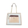 Bolsa Tote 2 en 1 Look Animal Skin color Beige