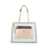 Bolsa Tote 2 en 1 Look Animal Skin color Beige