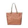 Bolsa Tote 3-en-1 Met?lica Dise?o acolchado color Tan