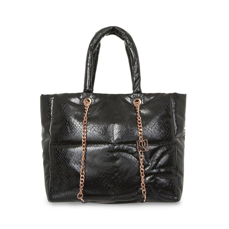 Bolsa Tote Acolchada color Negro