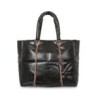 Bolsa Tote Acolchada color Negro