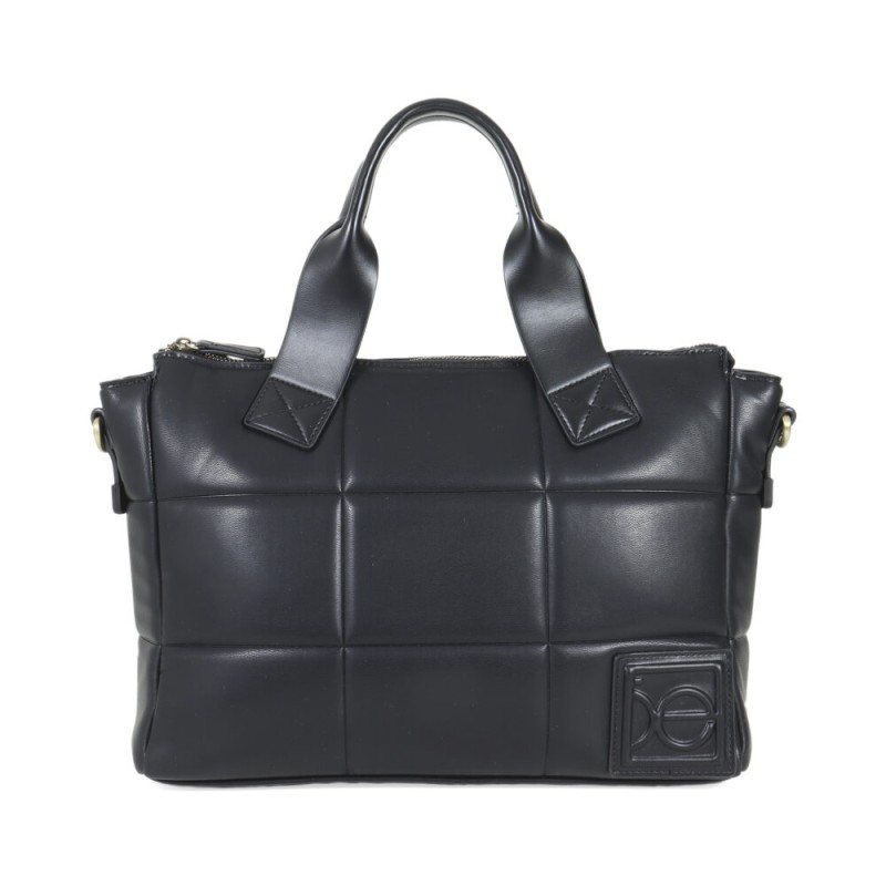 Bolsa Tote Acolchada color Negro