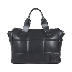 Bolsa Tote Acolchada color Negro