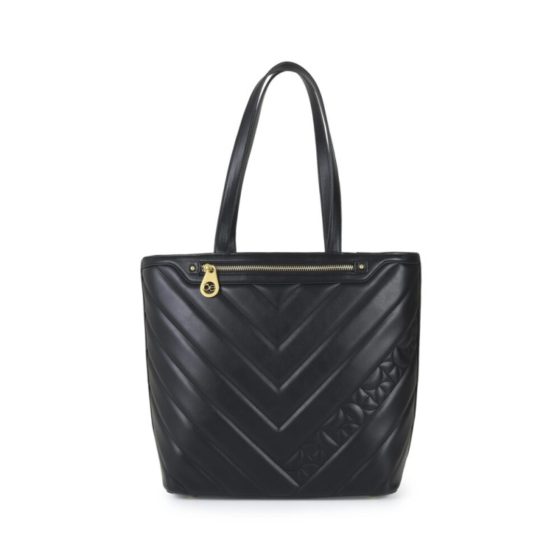 Bolsa Tote Acolchada color Negro
