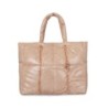 Bolsa Tote Acolchada color Nude