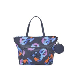 Bolsa Tote Acolchada con Monedero Multicolor