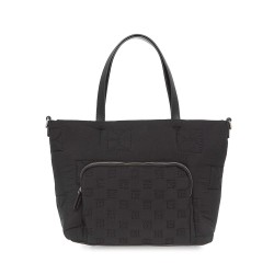 Bolsa Tote Acolchada en Monograma color Negro