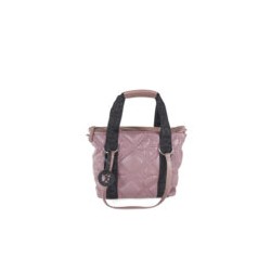 Bolsa Tote Chica Monograma Bordado con Charm color Morado