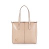 Bolsa Tote Cloe Look Animal Skin color Nude