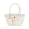 Bolsa Tote Cloe Mini Asas Intercambiables color Beige