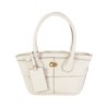 Bolsa Tote Cloe Mini Asas Intercambiables color Beige