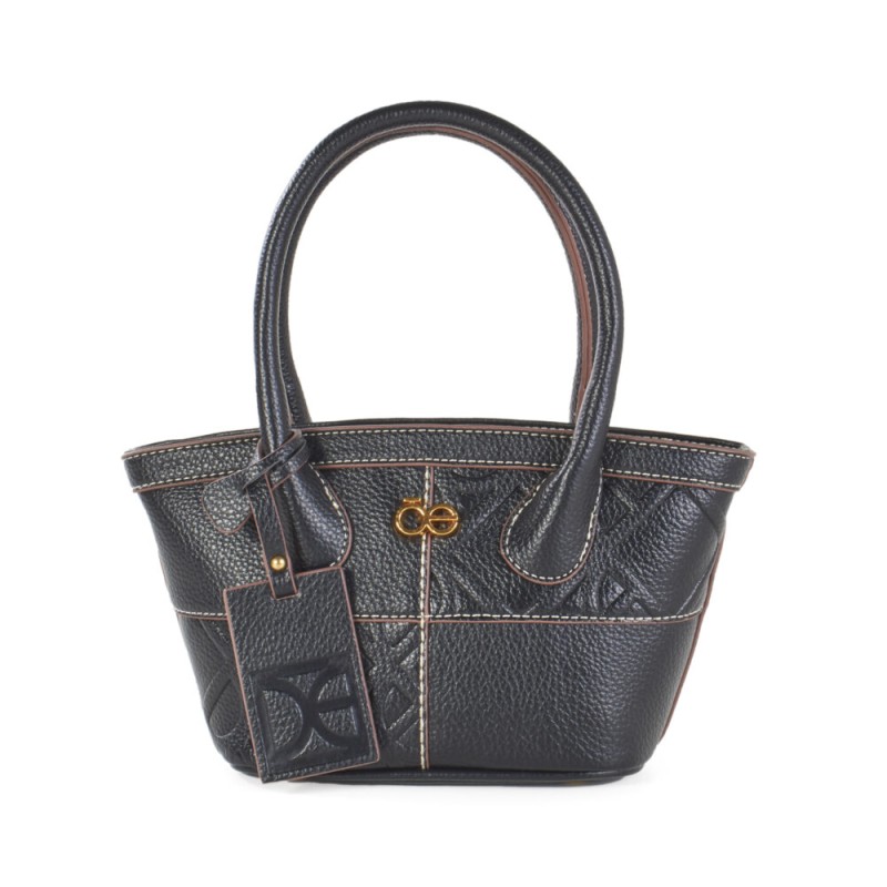 Bolsa Tote Cloe Mini Asas Intercambiables color Negro