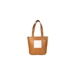 Bolsa Tote con Maxi Rubber color Camel