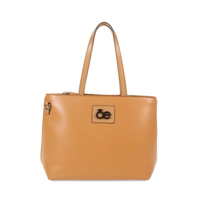Bolsa Tote con Monedero color Camel