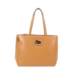 Bolsa Tote con Monedero color Camel