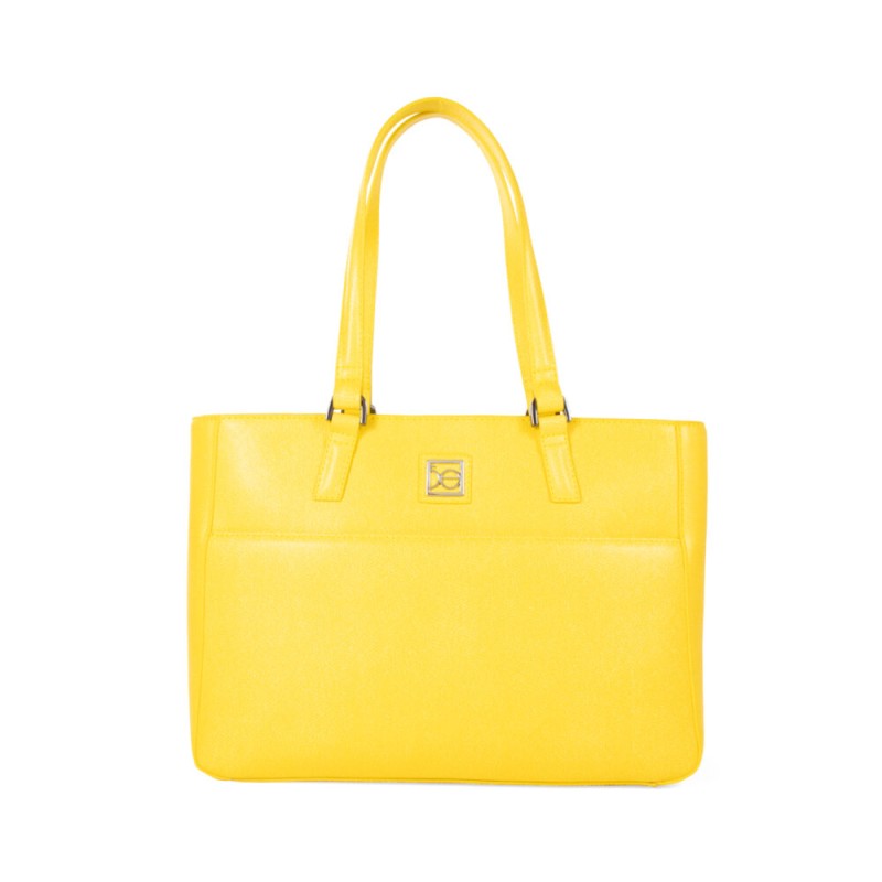 Bolsa Tote Grande Clásica color Amarillo