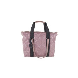 Bolsa Tote Grande Monograma Bordado con Charm color Morado