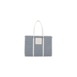 Bolsa Tote Grande Textil color Azul