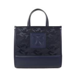 Bolsa Tote Grande Textil color Azul Marino