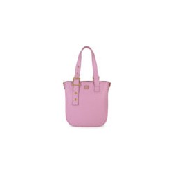 Bolsa Tote Hebilla Material Reciclado color Rosa