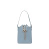 Bolsa Tote Look Glossy Jareta color Azul
