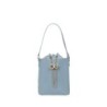 Bolsa Tote Look Glossy Jareta color Azul