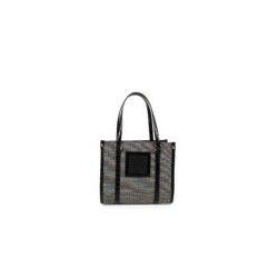 Bolsa Tote Mediana Textil color Negro