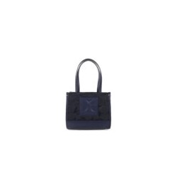 Bolsa Tote Mediano Textil color Azul Marino