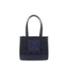 Bolsa Tote Mediano Textil color Azul Marino