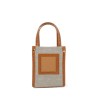 Bolsa Tote Mini Textil color Camel