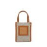 Bolsa Tote Mini Textil color Camel