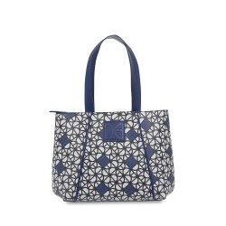 Bolsa Tote Monograma Estampado color Azul