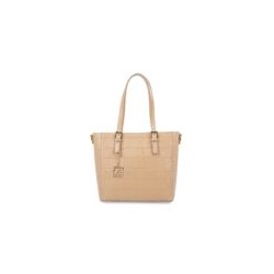 Bolsa Tote Monograma Troquelado color Nude
