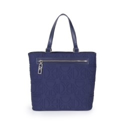 Bolsa Tote Nylon Acolchado color Azul Marino
