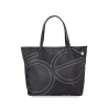 Bolsa Tote Nylon Monograma Estampado color Negro