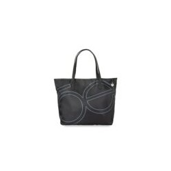 Bolsa Tote Nylon Monograma Estampado color Negro