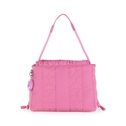 Bolsa Tote Textil Acolchado color Rosa