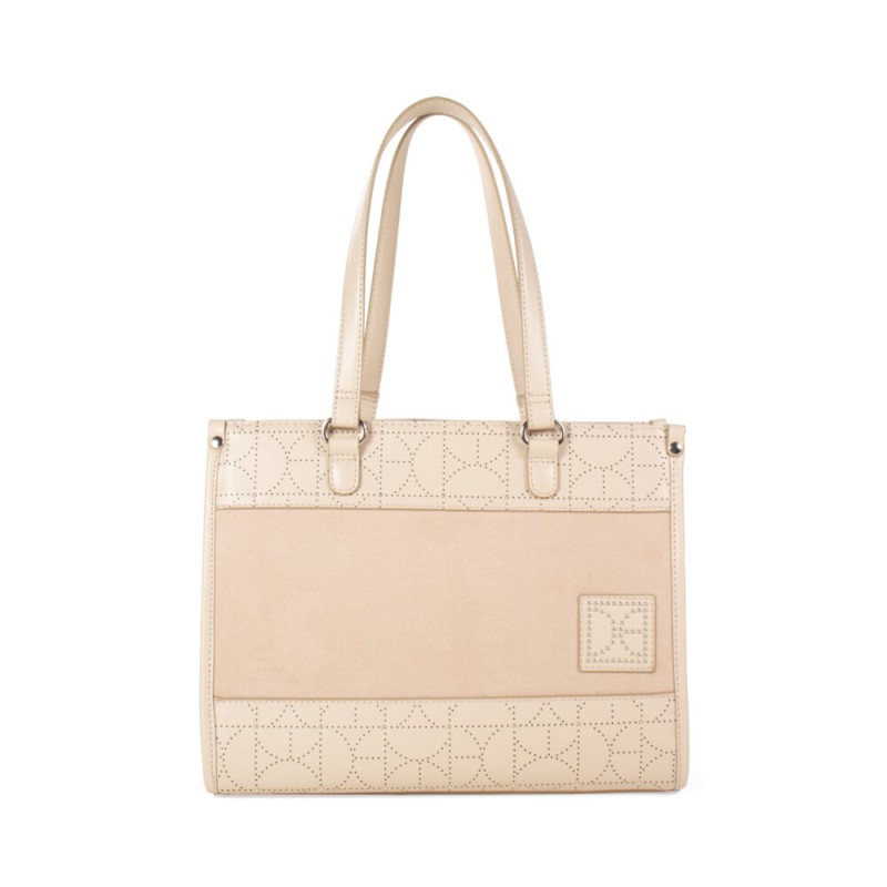 Bolso Tote Grande color Beige