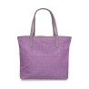 Bolso Tote Grande Material Nylon color Lila
